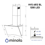 Minola HVS 6812 BL 1200 LED - купити в інтернет-магазині Техностар