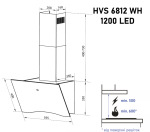 Minola HVS 6812 WH 1200 LED - купити в інтернет-магазині Техностар