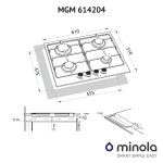 Minola MGM 614204 BL - купити в інтернет-магазині Техностар
