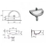 Mito K08-263 PRESIDENT 45 ONE HOLE - купити в інтернет-магазині Техностар