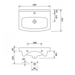 Mito K119-077 CERSANIA 60 ONE HOLE, білий глянець - купити в інтернет-магазині Техностар