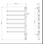 Navin Arabesque 480х800 Sensor з таймером, чорний муар 12-223033-4880 - купити в інтернет-магазині Техностар