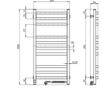 Navin Avalon 480х1000 Sensor права, біла 12-103053-4810 - купити в інтернет-магазині Техностар