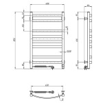Navin Avalon 480х800 Sensor ліва, чорний муар 12-203153-4880 - купити в інтернет-магазині Техностар
