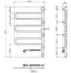 Navin Fouette 480х800 Sensor з таймером, біла 12-112033-4880 - купити в інтернет-магазині Техностар