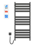 Navin Largo 500х1200 Sensor з Wi-Fi, лівобічна з таймером, чорний муар 12-244155-5012 - купити в інтернет-магазині Техностар