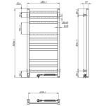 Navin Авангард 480х1000 біла 12-028053-4810 - купити в інтернет-магазині Техностар
