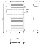 Navin Авангард 480х1000 чорний муар 12-228153-4810 - купити в інтернет-магазині Техностар