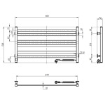 Navin Авангард 900х500 Sensor правобічна з таймером, чорний муар 12-228053-9050 - купити в інтернет-магазині Техностар