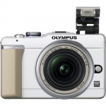 Olympus E-PL1 DZK white/silver - купити в інтернет-магазині Техностар
