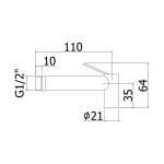 Paffoni ZDUP110RMSP TWEET ROUND MIX Tondo Набір гігієнічного душу, brushed copper (1 сорт) - купити в інтернет-магазині Техностар