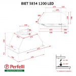 Perfelli BIET 5854 WH 1200 LED - купити в інтернет-магазині Техностар