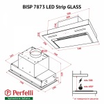 Perfelli BISP 7873 BL LED Strip GLASS - купити в інтернет-магазині Техностар