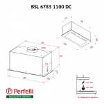 Perfelli BSL 6783 BL 1100 DC - купити в інтернет-магазині Техностар