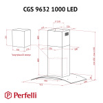 Perfelli CGS 9632 I 1000 LED - купити в інтернет-магазині Техностар