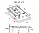 Perfelli DIAMOND G39C NERO - купити в інтернет-магазині Техностар