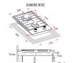 Perfelli DIAMOND M39C NERO - купити в інтернет-магазині Техностар
