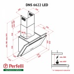 Perfelli DNS 6622 BL LED - купити в інтернет-магазині Техностар