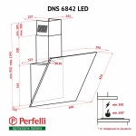 Perfelli DNS 6842 BL LED - купити в інтернет-магазині Техностар