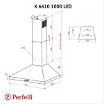 Perfelli K 6610 I 1000 LED - купити в інтернет-магазині Техностар