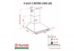 Perfelli K 6632 C IV RETRO 1000 LED - купити в інтернет-магазині Техностар