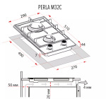 Perfelli PERLA M32C BIANCO - купити в інтернет-магазині Техностар