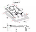 Perfelli PERLA M32C NERO - купити в інтернет-магазині Техностар