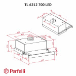 Perfelli TL 6212 BL 700 LED - купити в інтернет-магазині Техностар