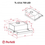 Perfelli TL 6316 IV 700 LED - купити в інтернет-магазині Техностар