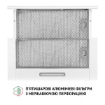 Perfelli TL 6333 WH 700 LED GLASS - купити в інтернет-магазині Техностар