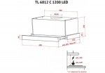 Perfelli TL 6812 C WH 1200 LED - купити в інтернет-магазині Техностар