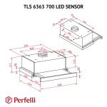 Perfelli TLS 6363 WH 700 LED Sensor - купити в інтернет-магазині Техностар