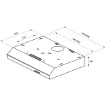 Pyramida UX 60 (380) B WH - купити в інтернет-магазині Техностар