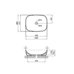 Q-tap Cardinal 500х380х140 мм White QT04116302W - купити в інтернет-магазині Техностар
