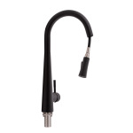 Q-tap Evicka з висувним виливом QTEVI9135103UB Black Matt - купити в інтернет-магазині Техностар