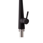 Q-tap Evicka з висувним виливом QTEVI9135103UB Black Matt - купити в інтернет-магазині Техностар