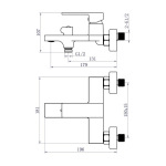 Q-tap Gemini QTGEM259BLM45682 Black Matt - купити в інтернет-магазині Техностар