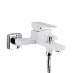 Q-tap Gemini (з душовим гарнітуром) QTGEM259CRW45683 Chrome/White - купити в інтернет-магазині Техностар
