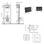 Q-tap Gemini Ultra Quiet + Nest 4 в 1 (кругла клавіша Matt Black) - купити в інтернет-магазині Техностар