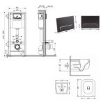 Q-tap Gemini Ultra Quiet + Nest 4 в 1 (лінійна клавіша Matt Black) - купити в інтернет-магазині Техностар