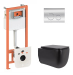 Q-tap Gemini Ultra Quiet 530х365х373 + Nest 4 в 1 (кругла клавіша Chrome) - купити в інтернет-магазині Техностар