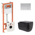Q-tap Gemini Ultra Quiet 530х365х373 + Nest 4 в 1 (кругла клавіша Satin) - купити в інтернет-магазині Техностар