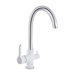 Q-tap Grand з підключенням для питної води QTGRA362CRW45668 Chrome/White - купити в інтернет-магазині Техностар