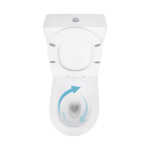 Q-tap Jay Eco Ultra Quiet з сидінням Soft-close 640x360x835 мм QTJAY27W48749 White - купити в інтернет-магазині Техностар