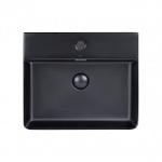 Q-tap Nando LT 500х420х120 Matt black з донним клапаном QT12112173SMBMB - купити в інтернет-магазині Техностар