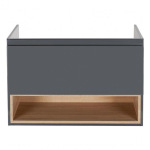 Q-tap Robin 1000х580х500 GRAPHITE/WHITISH OAK QT1374TPВ1002NGWO - купити в інтернет-магазині Техностар