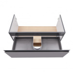 Q-tap Robin 1000х580х500 GRAPHITE/WHITISH OAK QT1374TPВ1002NGWO - купити в інтернет-магазині Техностар