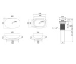 Q-tap Robin 600x390x150 Matt Black QT132143PMBMBN + PU03  - купити в інтернет-магазині Техностар