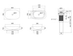 Q-tap Robin 600x390x150 White QT13112143PW + PU02  - купити в інтернет-магазині Техностар