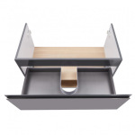 Q-tap Robin 900х580х500 GRAPHITE/WHITISH OAK QT1374TPВ9002NGWO - купити в інтернет-магазині Техностар